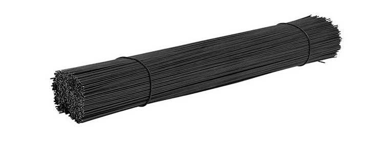 GA20 TIE WIRE,PRECUT,BLACK-SHRT