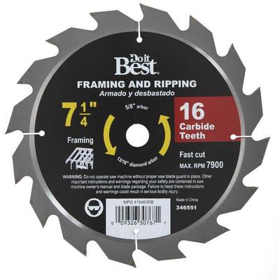 7-1/4, 16T DIB CIRCULAR BLADE