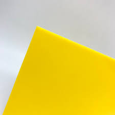 1/8" FLEXIGLASS 4 X 8 YELLOW****