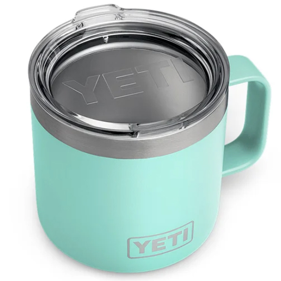 RAMBLR 14oz MUG w/ LID SEAFOAM