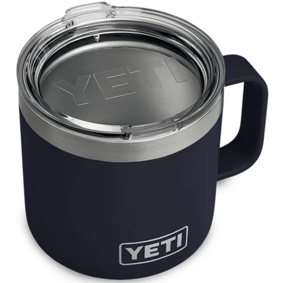 RAMBLER 14oz MUG w/ LID NAVY