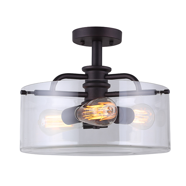 ALBANY 3LT SEMI FLUSH C