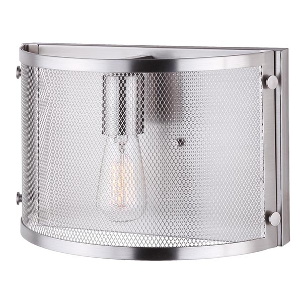 1LT WALL SCONCE METL 100W BECKET