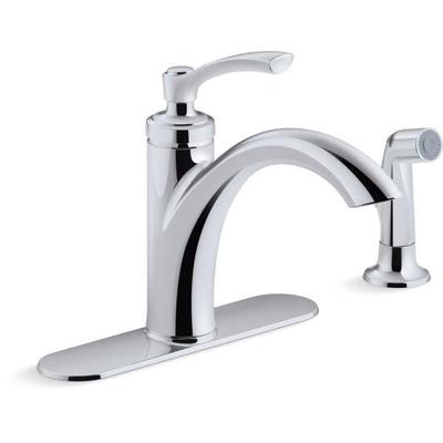 CHR KTCHN FAUCET W/SPRY