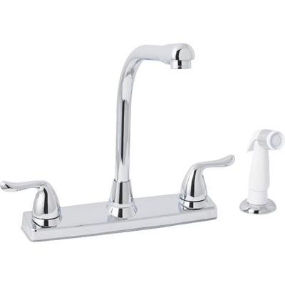 CHR KTCHN FAUCET W/SPRY