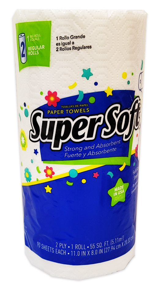 REG ROLL SPRSOFT PAPER TOWEL