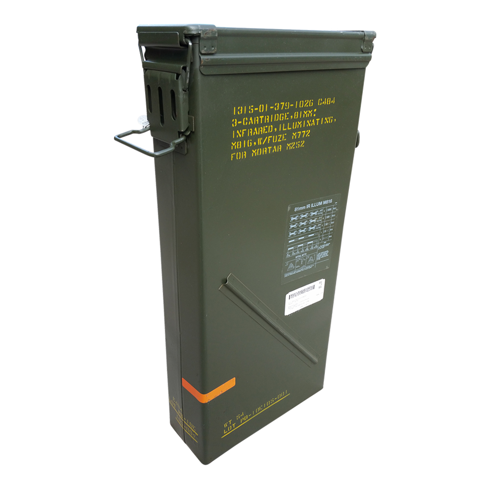 USED 81MM TALL AMMO CAN GR 1
