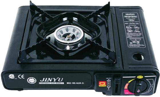 1-BURNER BUTANE STOVE-BLACK