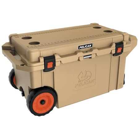 80Q WHEELED COOLER TAN