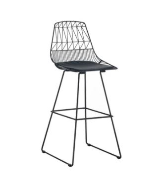 ARLO BAR STOOL MTL WIRE BLACK