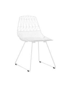 ARLO SIDE WIRE CHAIR WHITE
