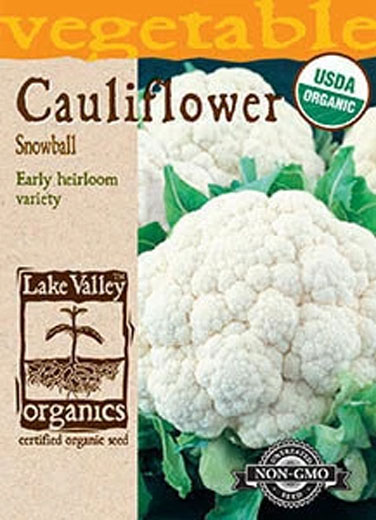 ORGANIC CAULIFLOWERS SNOWBALL