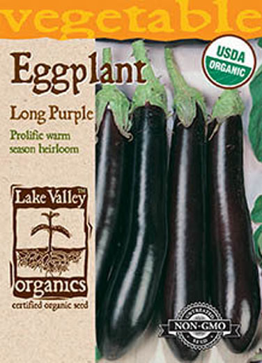 ORGANIC EGGPLANT LONG PURPLE