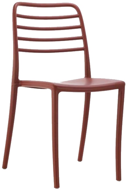 TANA PLASTIC CHAIR RED