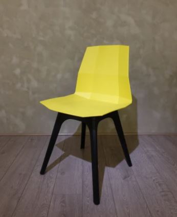 ISELLE PVC CHAIR YELLOW