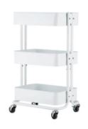 METAL CART WHITE