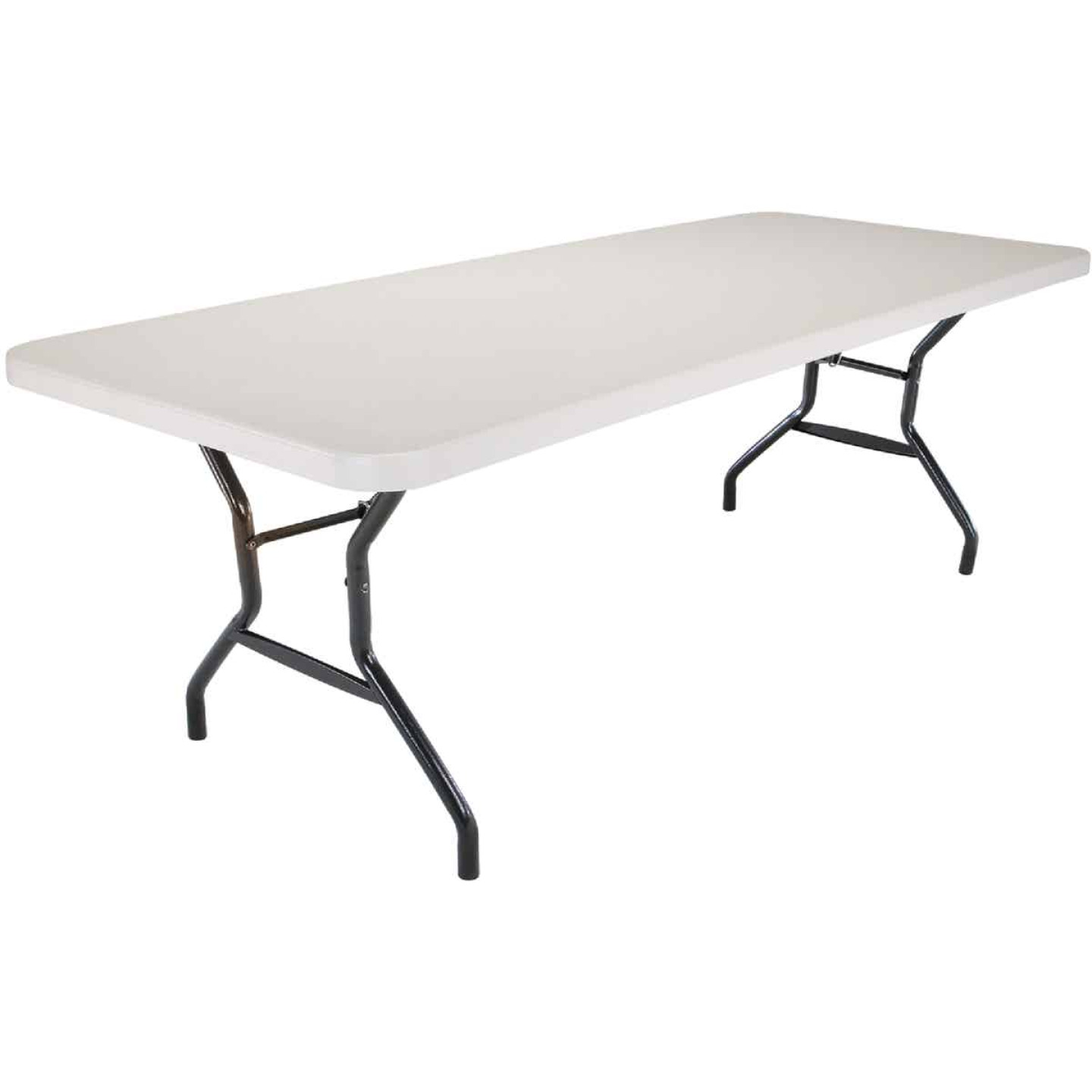 8' WHITE FOLDING TABLE