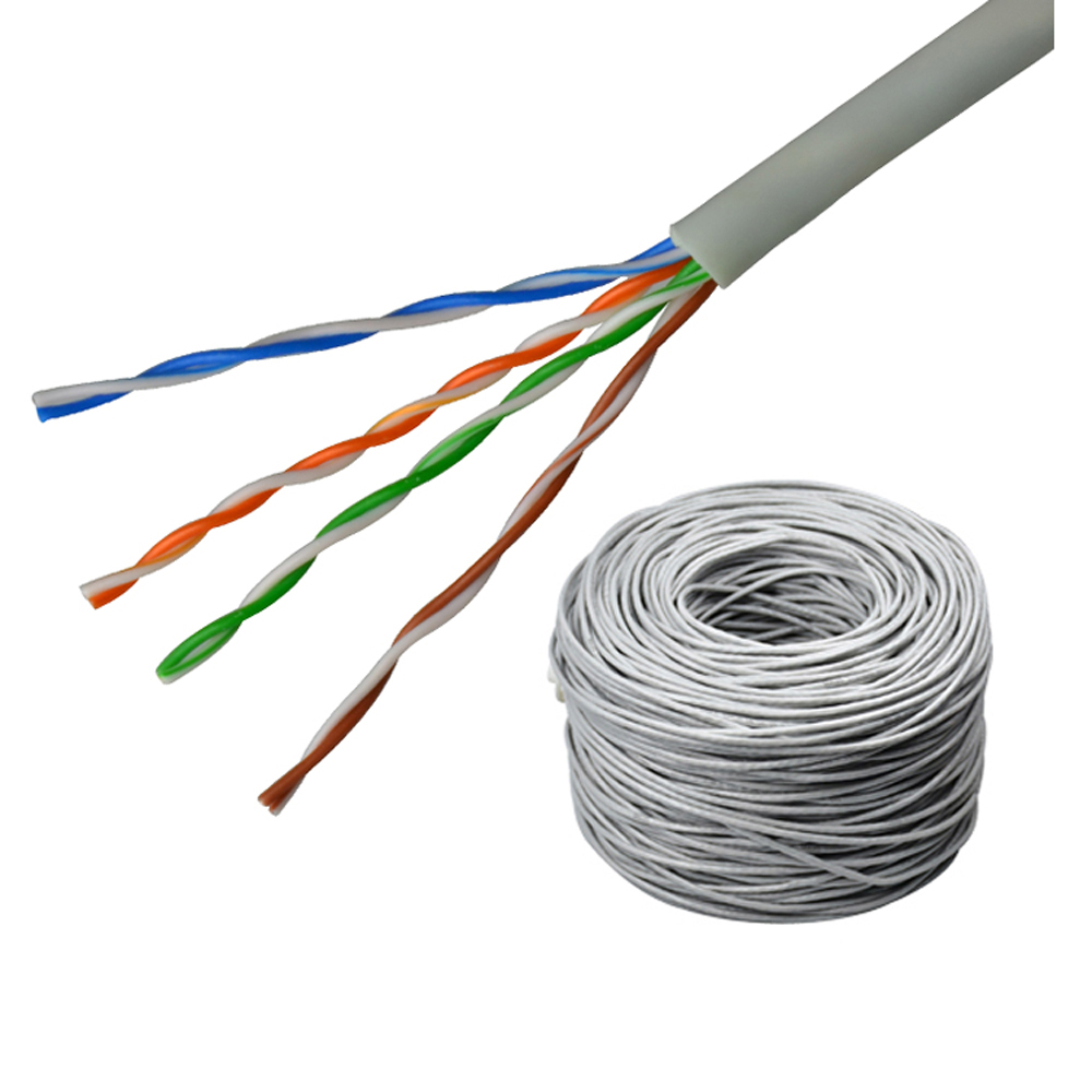 CAT5E VOICE/DATA WIRE 1000' GREY
