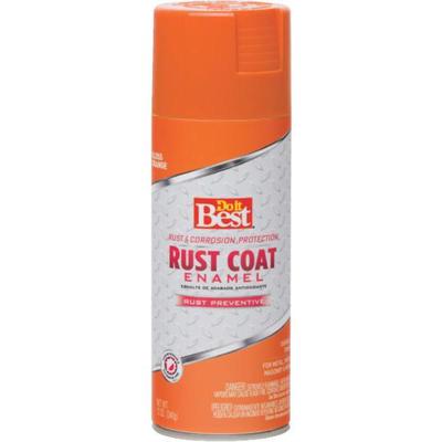 ORANGE RUST SPRAY PAINT