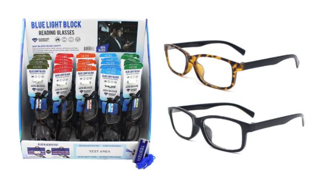 BLUE LIGHT BLOCK READING GLASSES