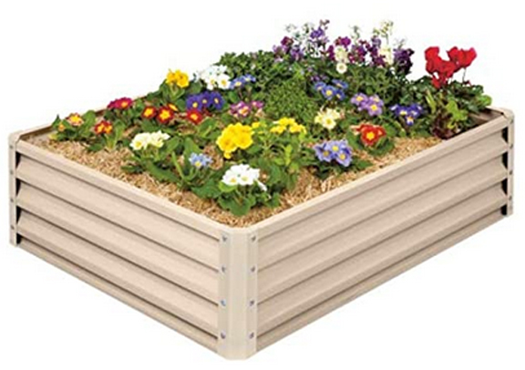 RAISED GARDEN BED-BEIGE