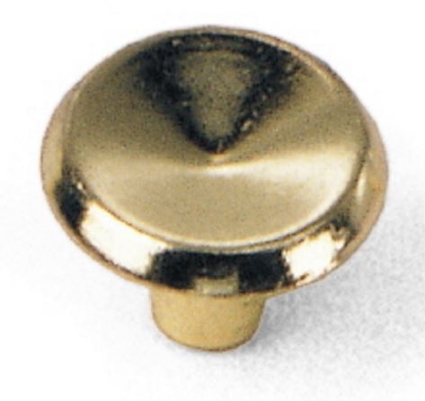 1" KNOB -POL BRASS