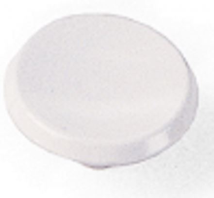 1 1/2" MODERN KNOB-WHT EPOXY