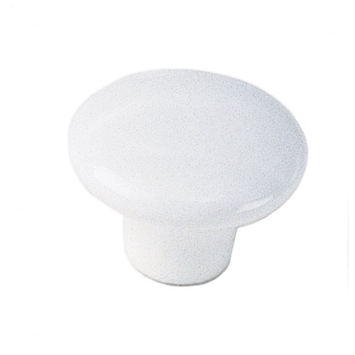 CERAMIC KNOB 1-1/2" WHITE