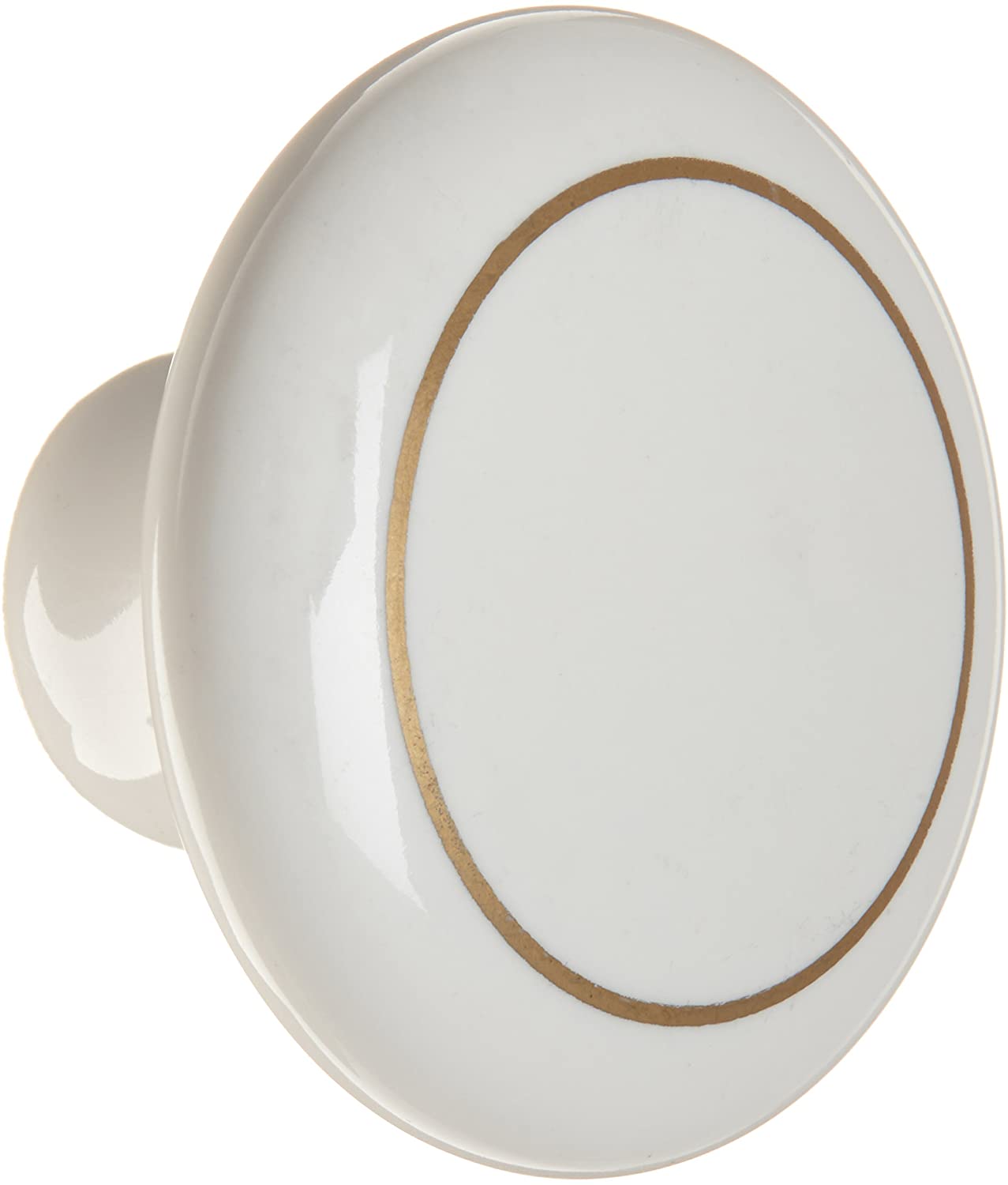 CERAMIC KNOB 1-1/2" WHITE