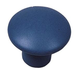 1 3/8" CERAMIC KNOB SLATE MATTE