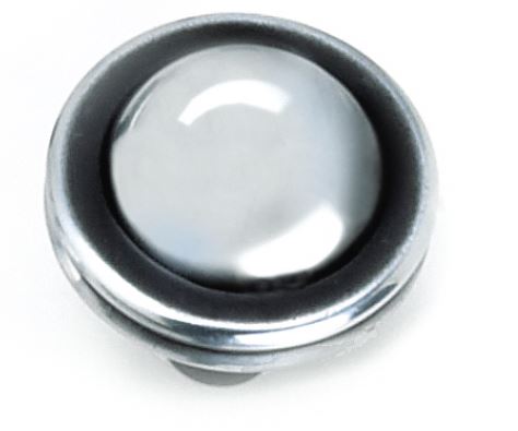 1 1/4" KNOB -CONTMPRY ANT SLVR