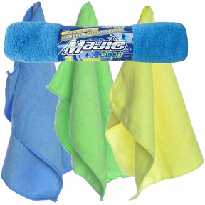 3PK MICROFIBER CLEANING CLOTHS