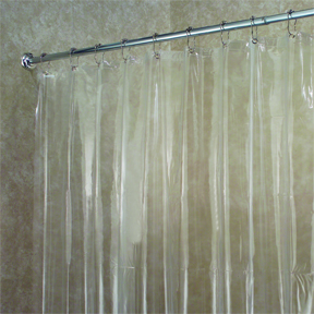 VINYL SHOWER CURTAIN C/L CLR