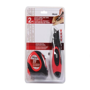 2PC KNIFE * TAPE MEASURE SET