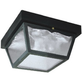 2-LIGHT OUTDOOR FIXTURE BLK