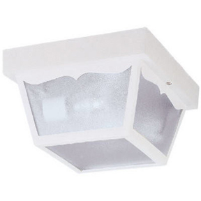 2-LIGHT FIXTURE OUTDOOR WHT